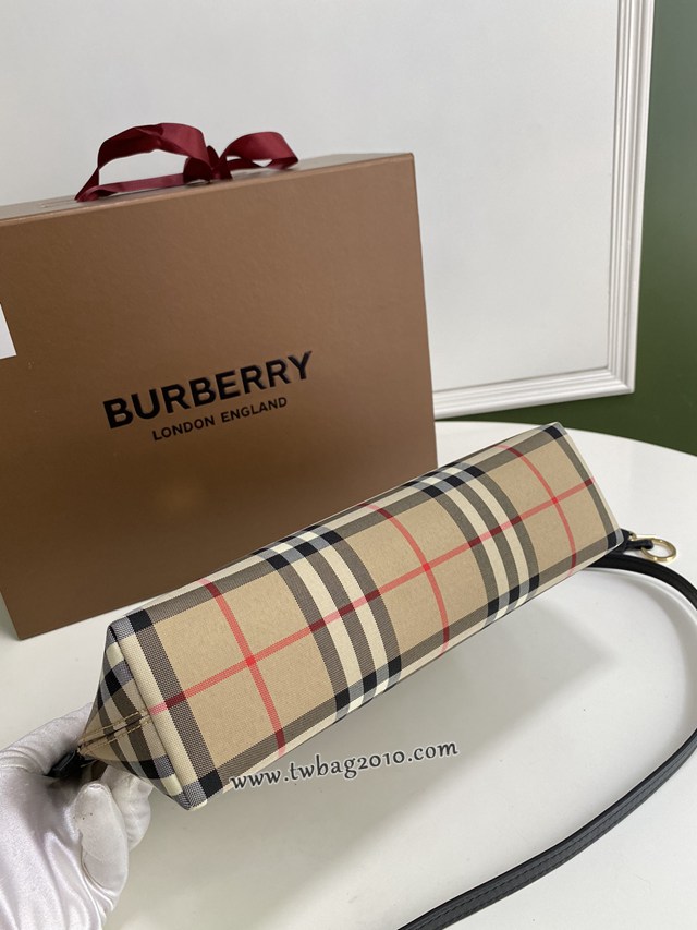 Burberry專門店新款Vintage復古格紋賽爾迪手袋 巴寶莉斜背手拿包款 yxb1314